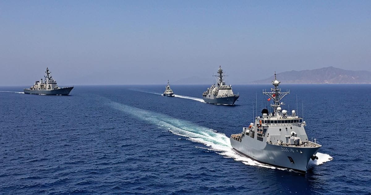Greece and India Conduct a Joint PASSEX in Maritime Area South of Crete